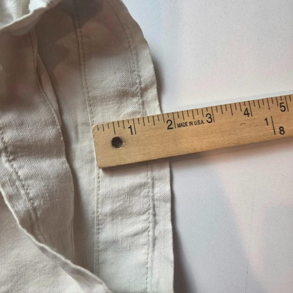 Tommy Bahama Silk Linen Blend Khaki Pants Men's 34x30(35x28) Flat Front Hawaiian